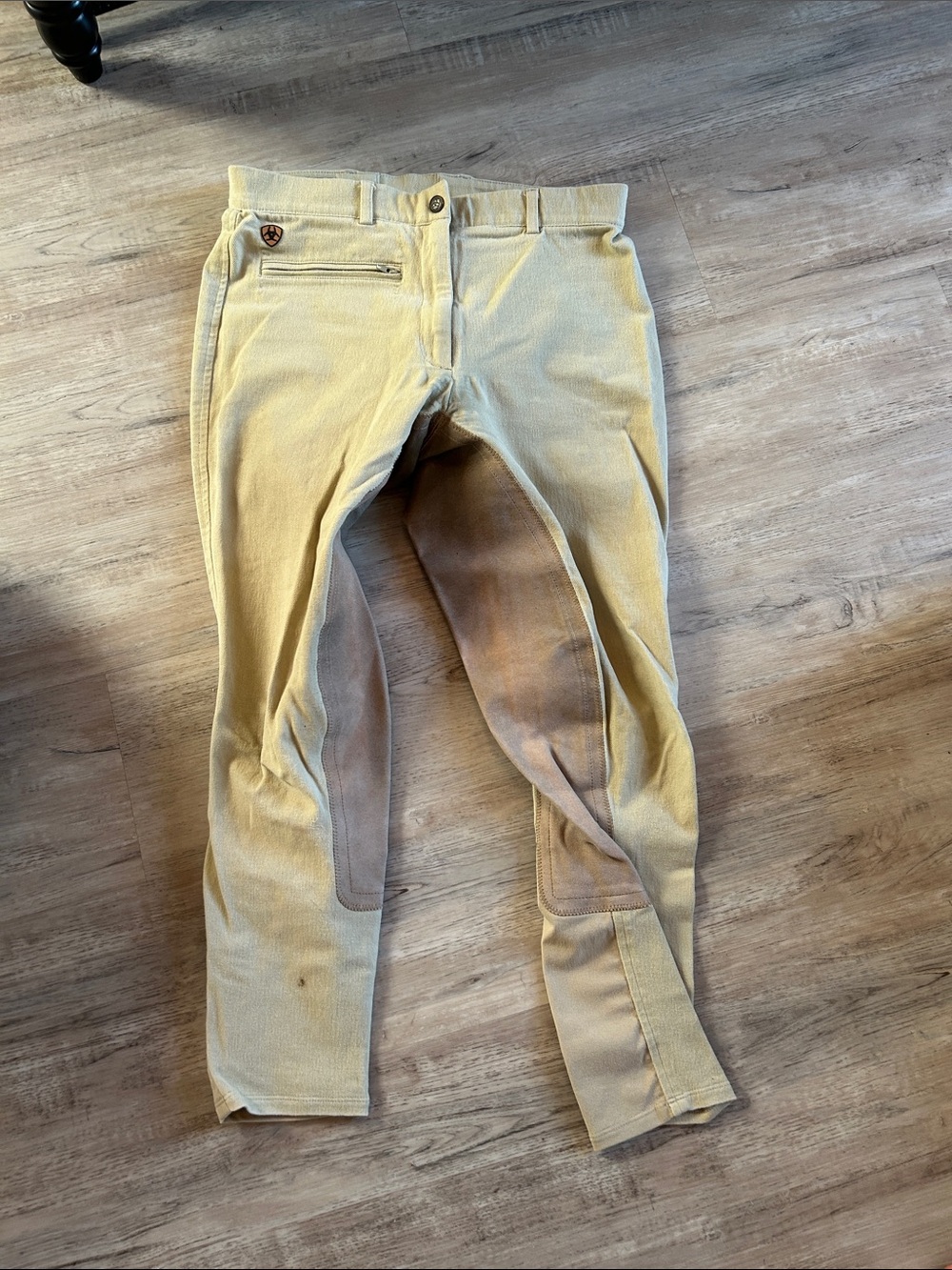 Ariat Women's Riding Breeches in Light Tan